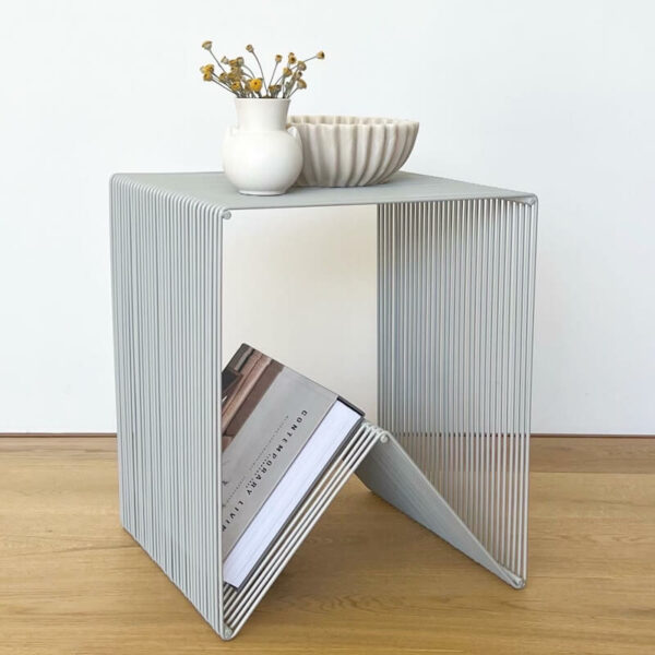 Willowby Wire Side Table - Fog