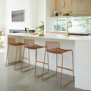 Wire Steel Dunedin Stools by Ico Traders Wire Furniture