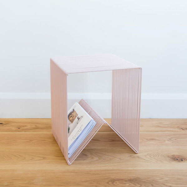 Willowby Cube Side Table - Blush